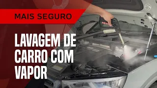 Lavar motor do carro com vapor é pedida segura para evitar danos elétricos