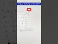 Fastest division trick by repeated subtraction method