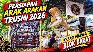 Inilah kreatifitas warga blok barat trusmi untuk persiapan arak arakan 2026