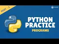 Python Practice Programs Part - 2 Tech Cookie