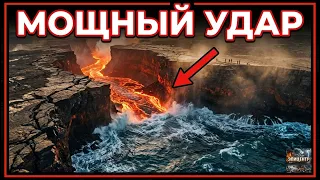 МОЩНЫЙ УДАР! Мантия пробила кору в разломе. Океан запустил адскую трещину сегодня