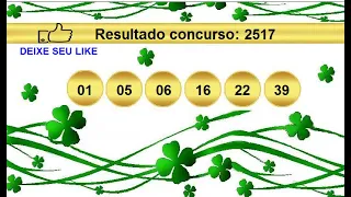 sorteio resultado mega sena 2517 Palpite 2518