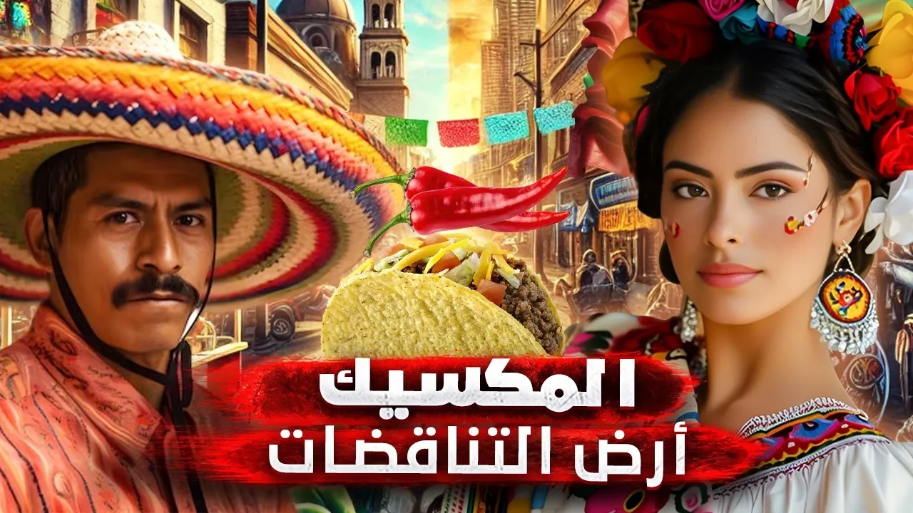 المكسيك.. تناقضات الحياة بين الخطر والأمان والفقر والغناء وتجربة الأكل المكسيكي والثقافة المحلية🇲🇽🔥