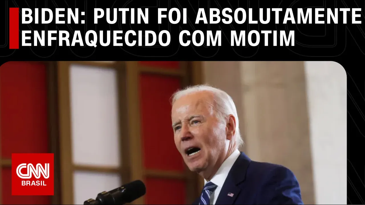 Biden: Putin foi absolutamente enfraquecido com motim | CNN 360°