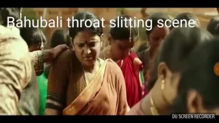 bahubali throat slitting scene