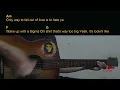 Lauren Watkins - Anybody But You Guitar Chords cover