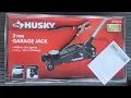 Home Depot Finds Husky 3-Ton Floor Garage Jack