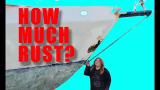 #31 – Is the front end of our boat rusted beyond repair? Restoring our abandoned  yacht