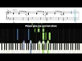 Strawberry Guy - Mrs Magic (Strings Version) - Accurate Piano Tutorial with Sheet Music