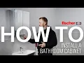 How to Install a Bathroom Cabinet fischer fixings UK