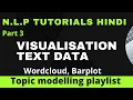 Visualisation of Text Data N L P Tutorials Hindi Topic Modelling Playlist