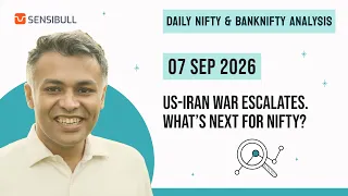 NIFTY & BANK NIFTY Analysis for Tomorrow | Stock Market Outlook | 07 September 2026, Monday