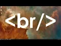 Basic HTML - Creating line breaks in your webpage with the BR tag