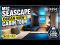 MSC Seascape Ocean View Cabin Tour
