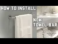 How to Install a Towel Bar in Drywall BEST Towel Rod from Amazon for 20 TacLife Laser Level