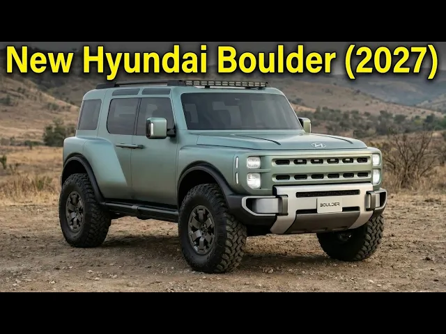 The 2027 Hyundai Boulder Shocks the Truck World with 37-Inch Tires and a Bold Art of Steel Design