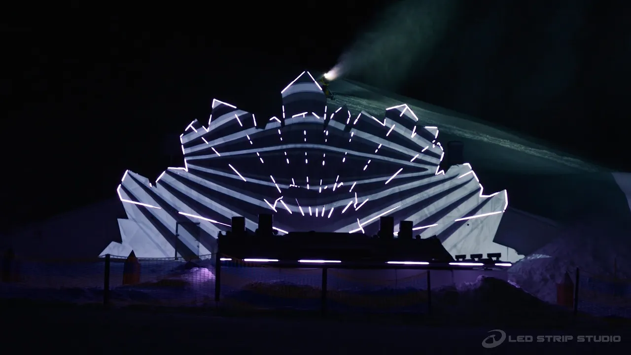Serfaus-Fiss-Ladis Ski Resort – Pixel LED Snow Show