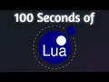 Learn Lua in 100 Seconds