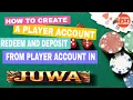 Juwa Gaming How to Create player account How to add points How to redeem points from player account