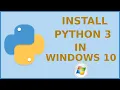 How To Install Python 3 In Windows 10