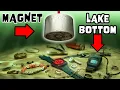 I Sunk My STRONGEST Magnet To The Bottom Of The Lake