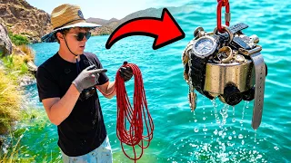 I Sunk My STRONGEST Magnet To The Bottom Of The Lake