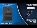 NEW Roblox Admin Command Script BEST FE UNIVERSA Pastebin Solara Support Mobile Support 2024