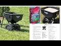Yardworks Heavy Duty 50 lb Broadcast Spreader Model Number YSB10M Weed Feed Spreader Lawn Care