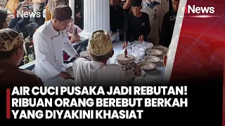 Bukan Air Biasa! Warga Rela Antre Demi Air Cuci Pusaka yang Dianggap Membawa Keberuntungan