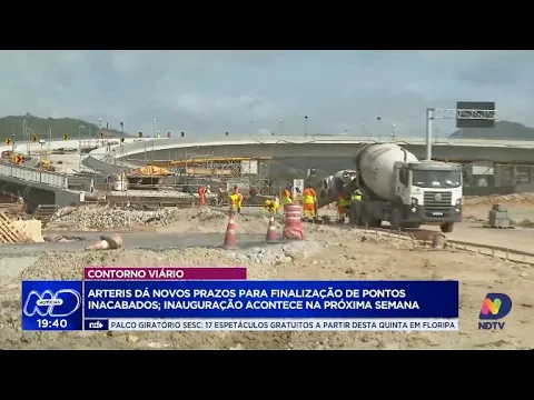 Contorno Viário: Arteris dá novos prazos para finalização de pontos inacabados