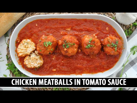 The BEST-EVER Chicken Meatballs | Spanish-Style with Tomato Sauce