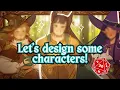 Designing D D characters with Dice Chaotic character design challenge