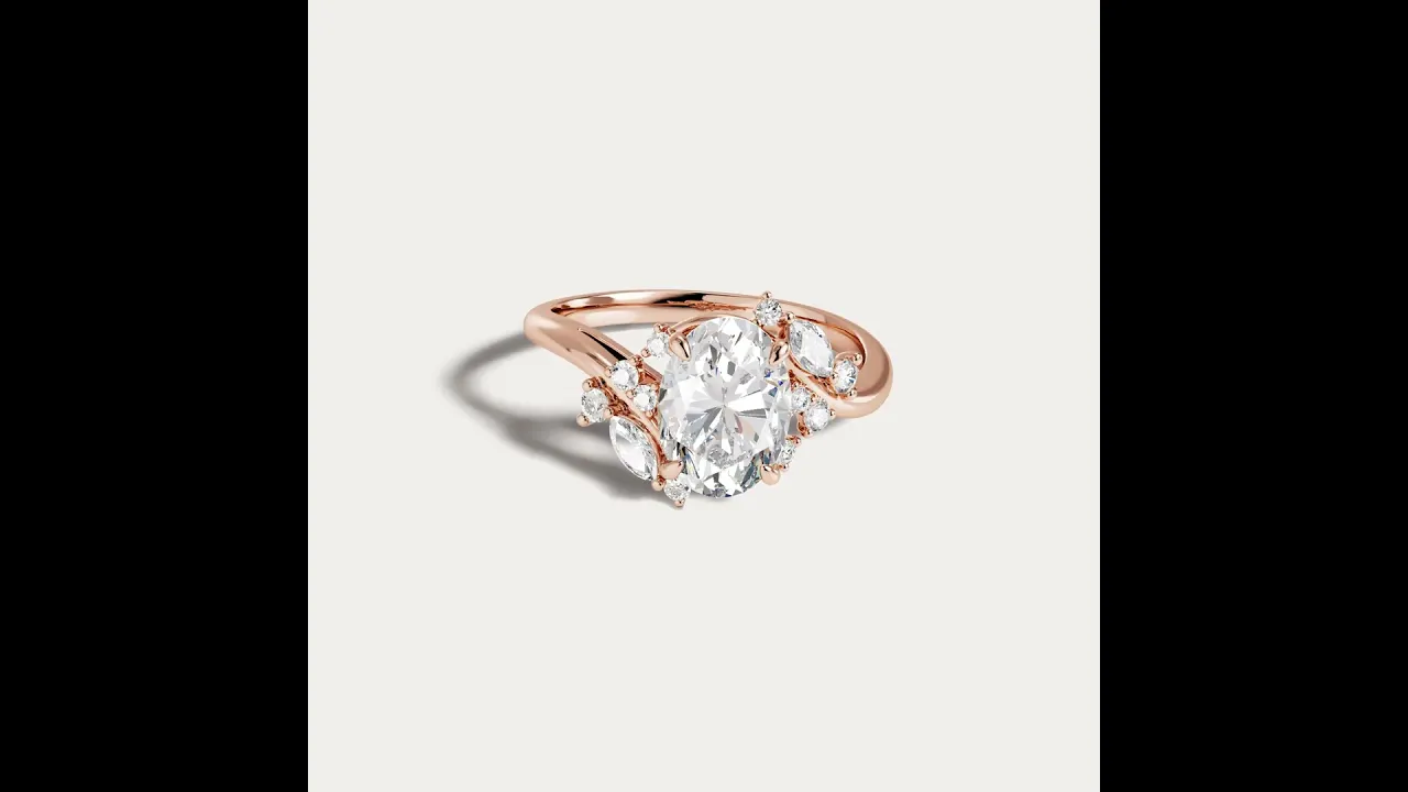 Yvette丨Multi-Stone Nature Inspired Engagement Ring