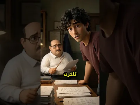 أعطاني المعلم صفر بسبب دقيقتين... فرميت 200 ورقة اختبار في الهواء ✍️ #shortvideo