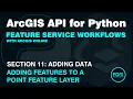 Adding Point Features to an ArcGIS Online Feature Layer with the ArcGIS API for Python