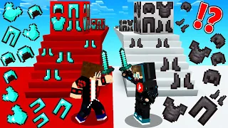 ماين كرافت حـرب طريق بلوكات الحظ ولكن طريق دروع الدايموند ضد النذرايت  ماين كرافت حـرب طريق بلوكات الحظ ولكن طريق دروع الدايموند ضد النذرايت