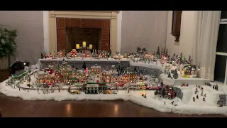 Teresa s Christmas Train and Village Display