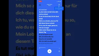 16 April 2024 Music Song Spotify Anderer Mann Music Lyrics Milano 