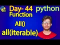 Python Full Course all iterable Day 44