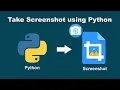 How to take Screenshot using Python PyAutoGUI