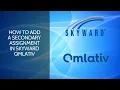 How to Add an Assignment in Skyward Qmlativ