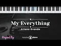 Download Lagu My Everything - Ariana Grande (KARAOKE PIANO - ORIGINAL KEY)