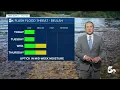 Fewer thunderstorms on Monday as monsoon moisture dries up