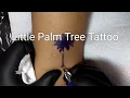 Miami Little Palm Tree Tattoo by Ettore Bechis