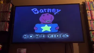 opening and closing to barney howdy friends 2001 vhs side label 639