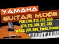 Download Lagu Yamaha Guitar Mode in PSR/Tyros/Genos keyboard | A hidden feature of Yamaha arrangers.