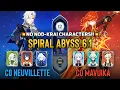 NEW Spiral Abyss 6.1 WITHOUT NOD-KRAI! C0 Neuvillette \u0026 C0 Mavuika | Genshin Impact