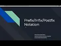 Postfix - Pt 1 Converting Infix to Prefix and Postfix ACSL Topic