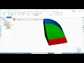 Solid Edge Circle Design Cut from Face Part-41