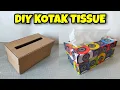 Download Lagu CARA MEMBUAT TEMPAT TISU DARI KARDUS | IDE KREATIF DARI KARDUS MUDAH DIBUAT
